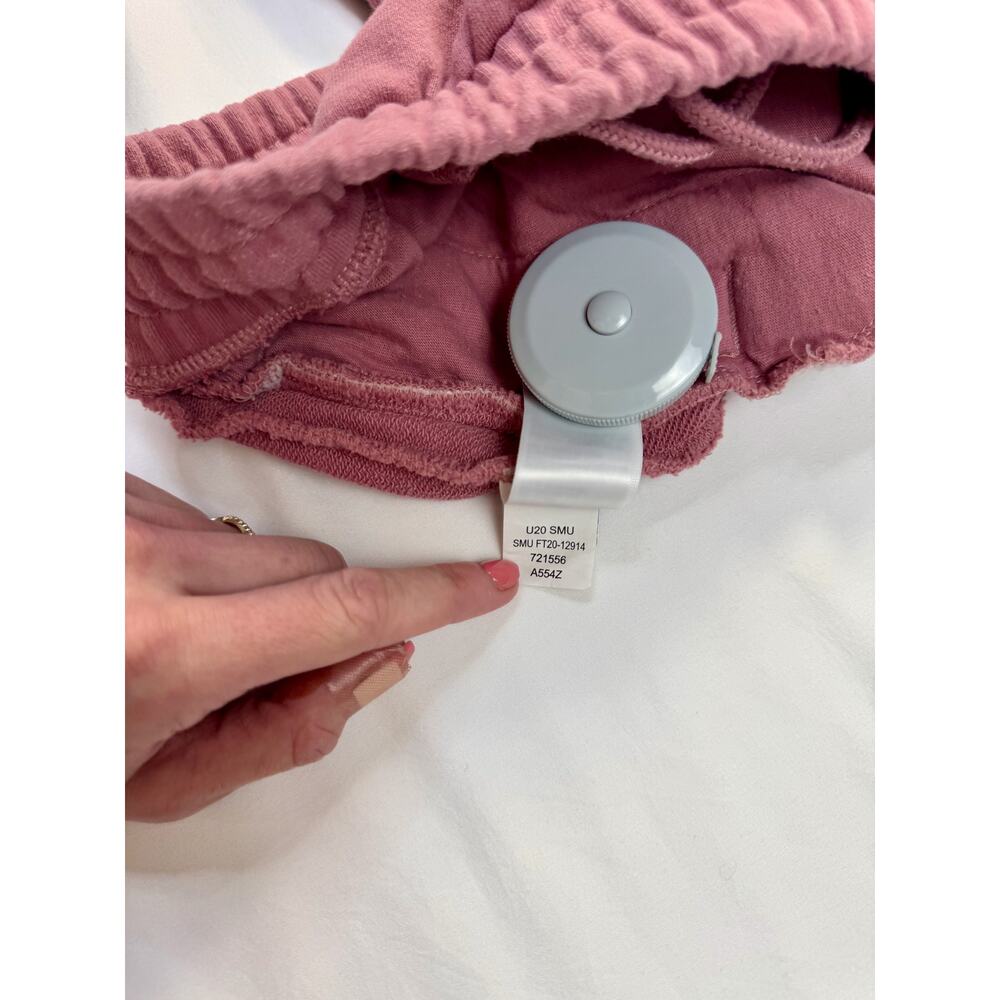 North Face Drawstring Jogger Sweatpants Women’s XS Pink 100% Cotton Cozy Gym - Picture 11 of 14